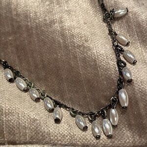 Vintage 80’s Pearl Choker Necklace By After Thoughts
